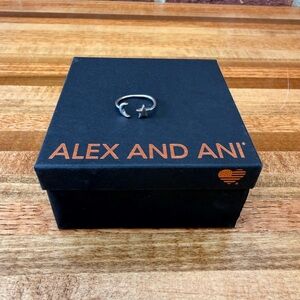 Alex and Ani moon and star ring